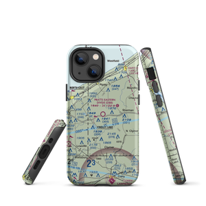 Pratt's Eastern Divide Airport (D88) VFR Sectional  Tough iPhone Case