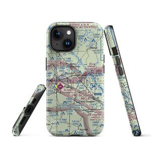 Prehn Cranberry Company Airport (01WI) VFR Sectional  Tough iPhone Case