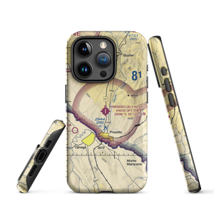 Presidio Lely International Airport (PRS) VFR Sectional  Tough iPhone Case