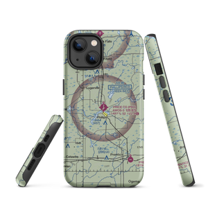 Price County Airport (PBH) VFR Sectional  Tough iPhone Case