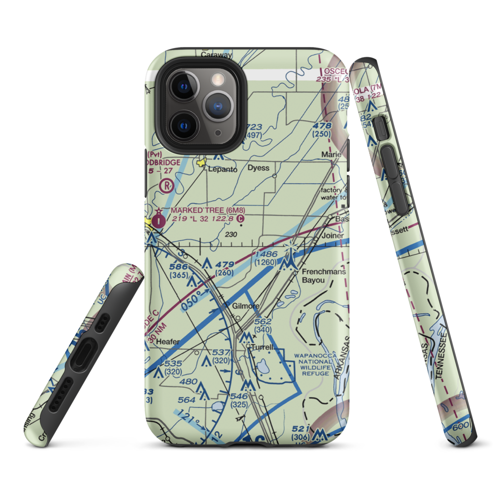 Price Field (80AR) VFR Sectional  Tough iPhone Case iPhone 11 Pro model shown