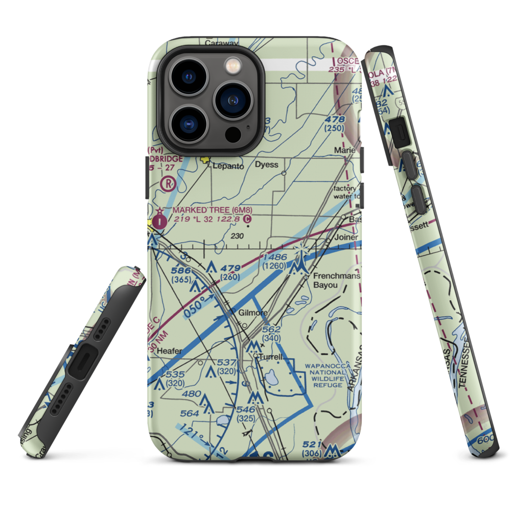 Price Field (80AR) VFR Sectional  Tough iPhone Case iPhone 13 Pro Max model shown