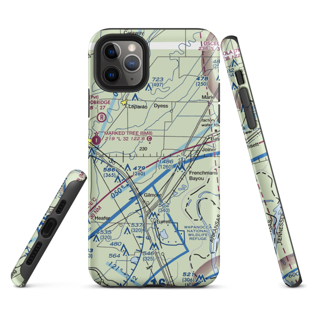 Price Field (80AR) VFR Sectional  Tough iPhone Case iPhone 11 Pro Max model shown