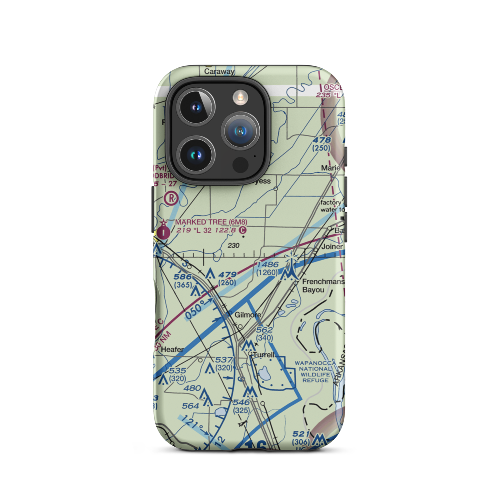 Price Field (80AR) VFR Sectional  Tough iPhone Case iPhone 16 Pro model shown