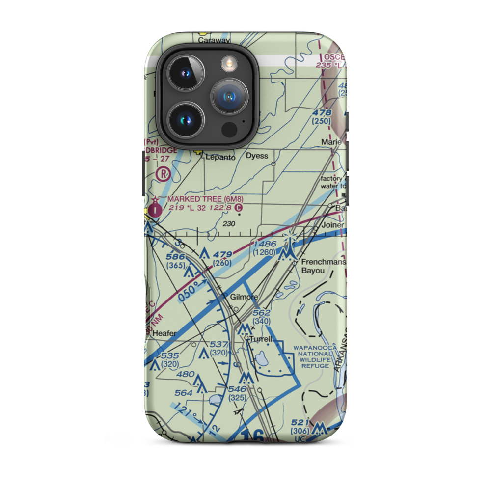 Price Field (80AR) VFR Sectional  Tough iPhone Case iPhone 16 Pro Max model shown