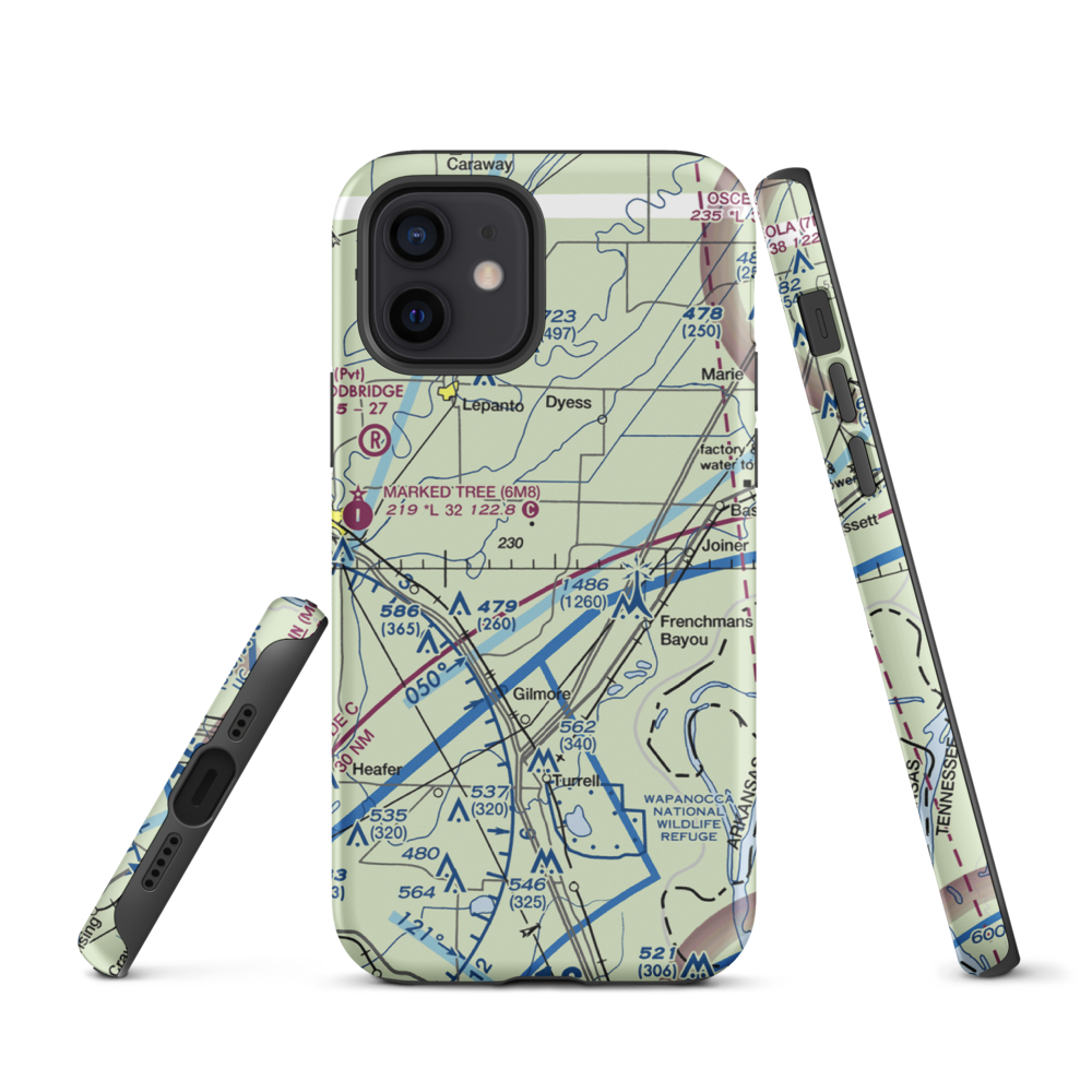 Price Field (80AR) VFR Sectional  Tough iPhone Case iPhone 12 model shown