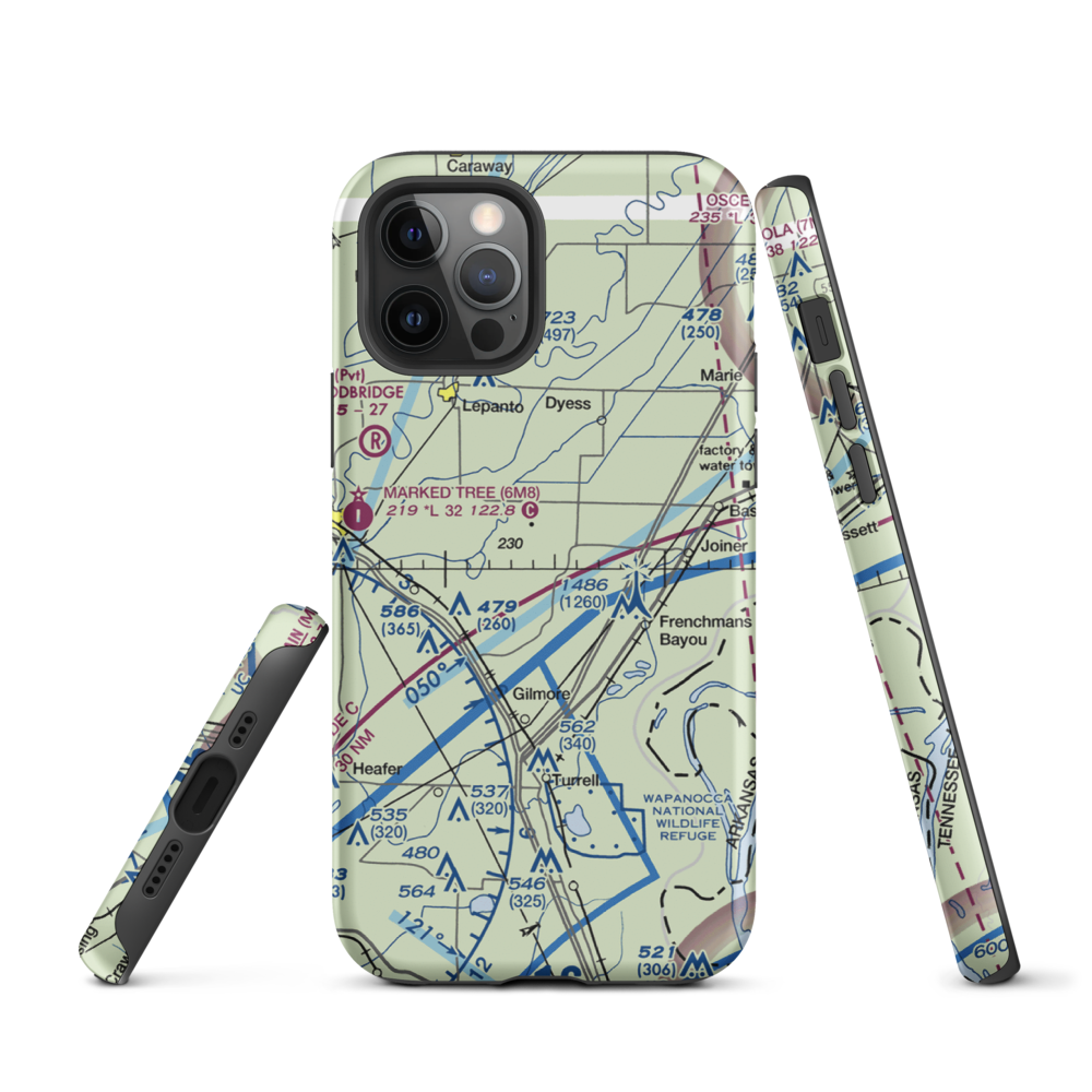 Price Field (80AR) VFR Sectional  Tough iPhone Case iPhone 12 Pro model shown