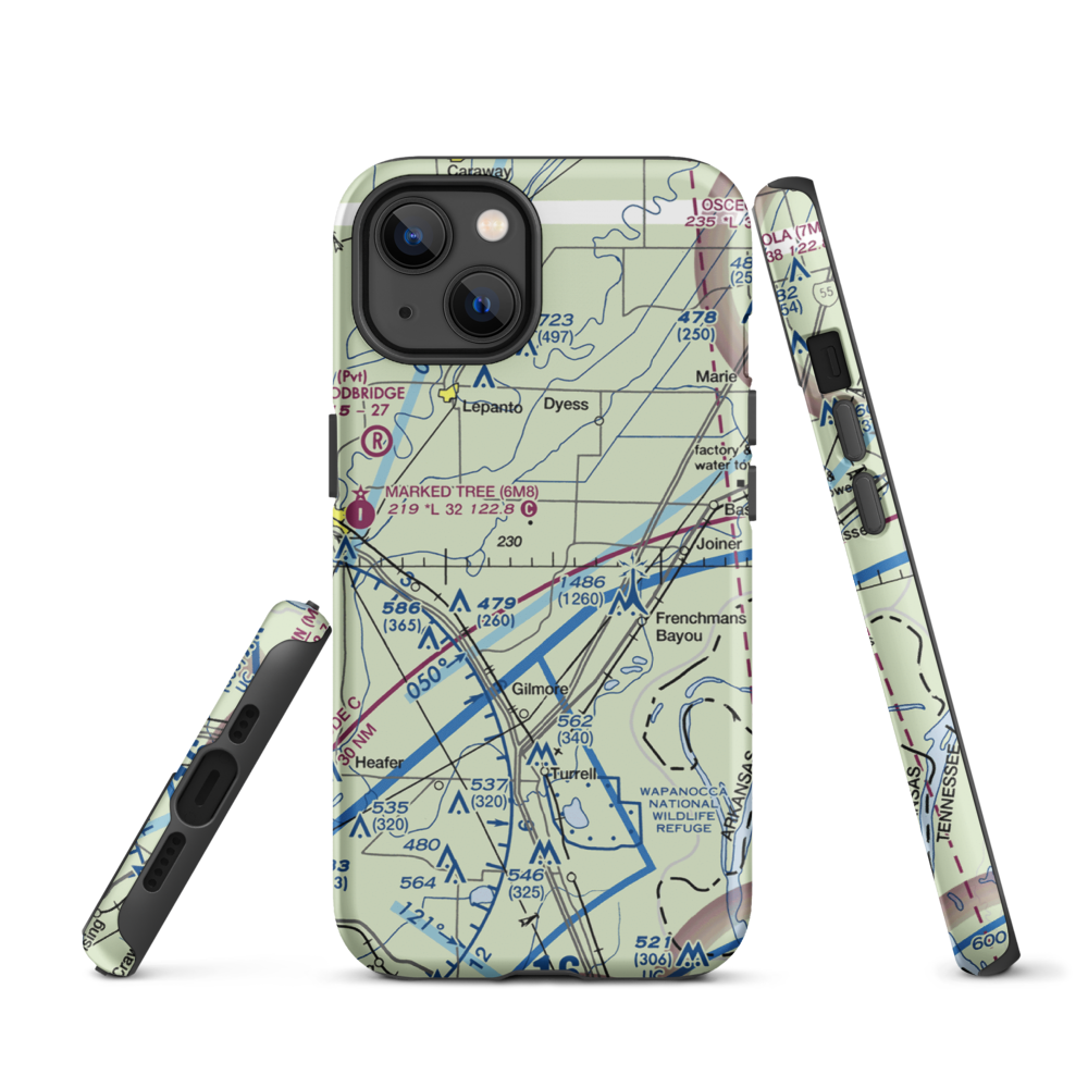 Price Field (80AR) VFR Sectional  Tough iPhone Case iPhone 13 model shown