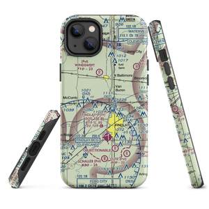 Priebe Airport (7D5) VFR Sectional  Tough iPhone Case