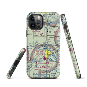 Priebe Airport (7D5) VFR Sectional  Tough iPhone Case