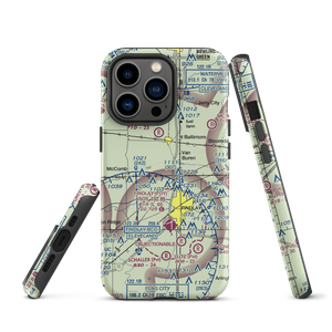 Priebe Airport (7D5) VFR Sectional  Tough iPhone Case