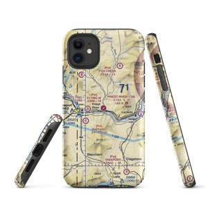 Priest River Municipal Airport (1S6) VFR Sectional  Tough iPhone Case