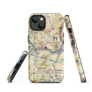 Priest River Municipal Airport (1S6) VFR Sectional  Tough iPhone Case