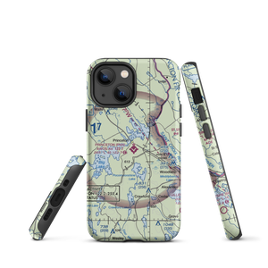 Princeton Municipal Airport (PNN) VFR Sectional  Tough iPhone Case