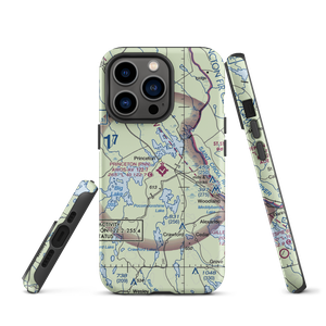 Princeton Municipal Airport (PNN) VFR Sectional  Tough iPhone Case