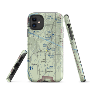 Princeton-Kauffman Memorial Airport (7MO) VFR Sectional  Tough iPhone Case