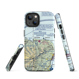 Princeville Airport (HPV) VFR Sectional  Tough iPhone Case