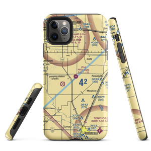 Pro Agri Airport (TS84) VFR Sectional  Tough iPhone Case