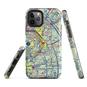 Propst Airport (NC19) VFR Sectional  Tough iPhone Case