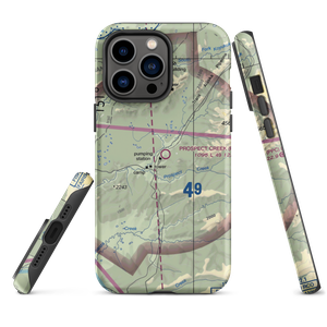 Prospect Creek Airport (PPC) VFR Sectional  Tough iPhone Case