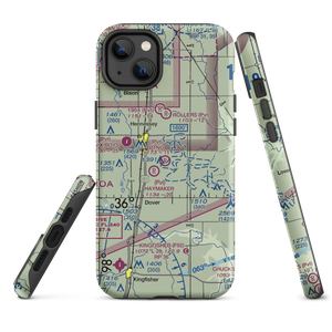 PTNO Airport (OK56) VFR Sectional  Tough iPhone Case