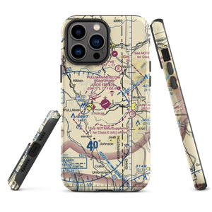 Pullman Moscow Regional Airport (PUW) VFR Sectional  Tough iPhone Case