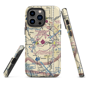 Pullman Moscow Regional Airport (PUW) VFR Sectional  Tough iPhone Case
