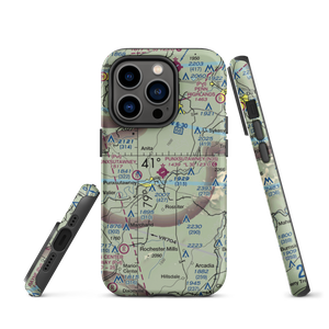 Punxsutawney Municipal Airport (N35) VFR Sectional  Tough iPhone Case