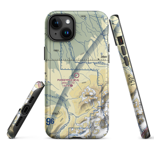 Purkeypile Airport (01A) VFR Sectional  Tough iPhone Case