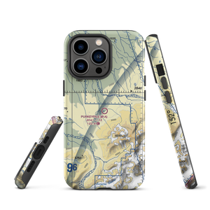 Purkeypile Airport (01A) VFR Sectional  Tough iPhone Case
