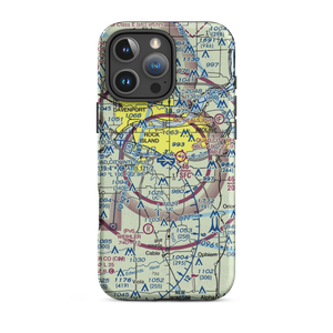 Quad City International Airport (MLI) VFR Sectional  Tough iPhone Case