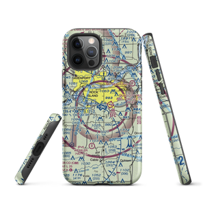 Quad City International Airport (MLI) VFR Sectional  Tough iPhone Case