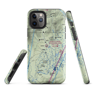 Quartz Creek /Kougarok/ Airport (5QC) VFR Sectional  Tough iPhone Case