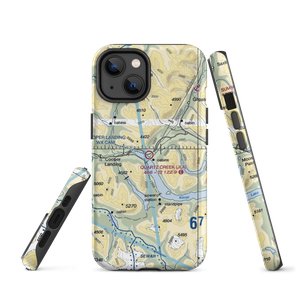 Quartz Creek Airport (JLA) VFR Sectional  Tough iPhone Case