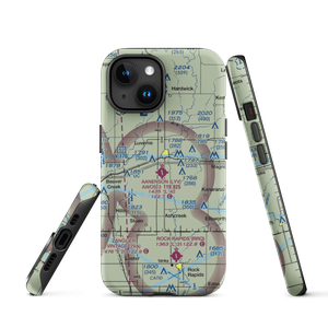 Quentin Aanenson Field (LYV) VFR Sectional  Tough iPhone Case