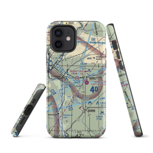 Quincy Flying Service Airport (WA74) VFR Sectional  Tough iPhone Case