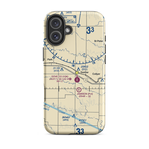 Quinter Air Strip (6KS1) VFR Sectional  Tough iPhone Case