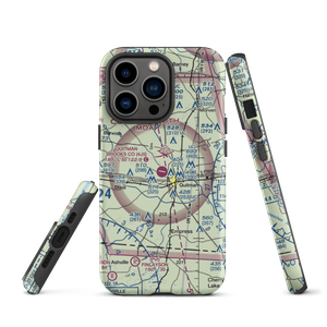 Quitman Brooks County Airport (4J5) VFR Sectional  Tough iPhone Case