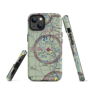 R & S Landing Strip (WS23) VFR Sectional  Tough iPhone Case