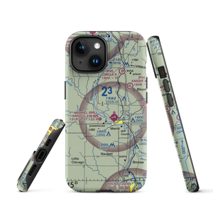 R & S Landing Strip (WS23) VFR Sectional  Tough iPhone Case