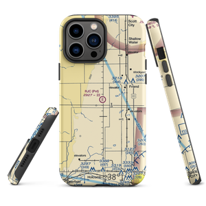 R J C Farms Inc Airport (SN55) VFR Sectional  Tough iPhone Case