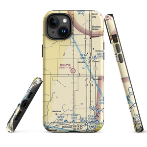 R J C Farms Inc Airport (SN55) VFR Sectional  Tough iPhone Case