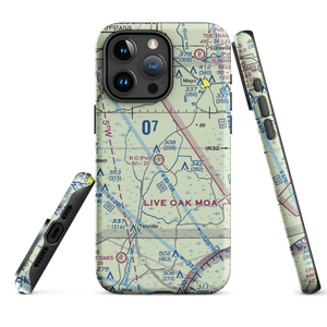 R O Ranch STOLport (33FD) VFR Sectional  Tough iPhone Case