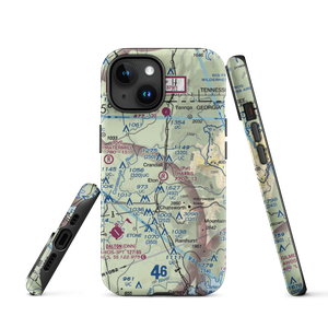 R.M. Harris Airport (4GA4) VFR Sectional  Tough iPhone Case