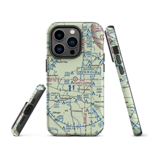Rabb And Nobra Airport (6TS8) VFR Sectional  Tough iPhone Case