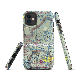 Raeford Rhyne Airpark (NC15) VFR Sectional  Tough iPhone Case