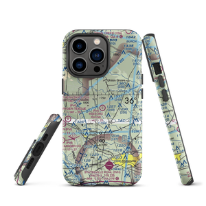 Raeford Rhyne Airpark (NC15) VFR Sectional  Tough iPhone Case