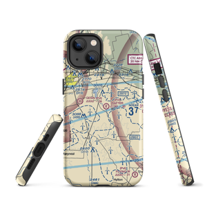 Rafter P Airport (TA00) VFR Sectional  Tough iPhone Case