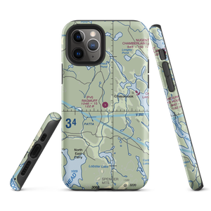 Ragmuff Airport (ME26) VFR Sectional  Tough iPhone Case