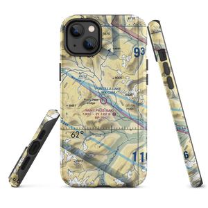 Rainy Pass Lodge Airport (6AK) VFR Sectional  Tough iPhone Case